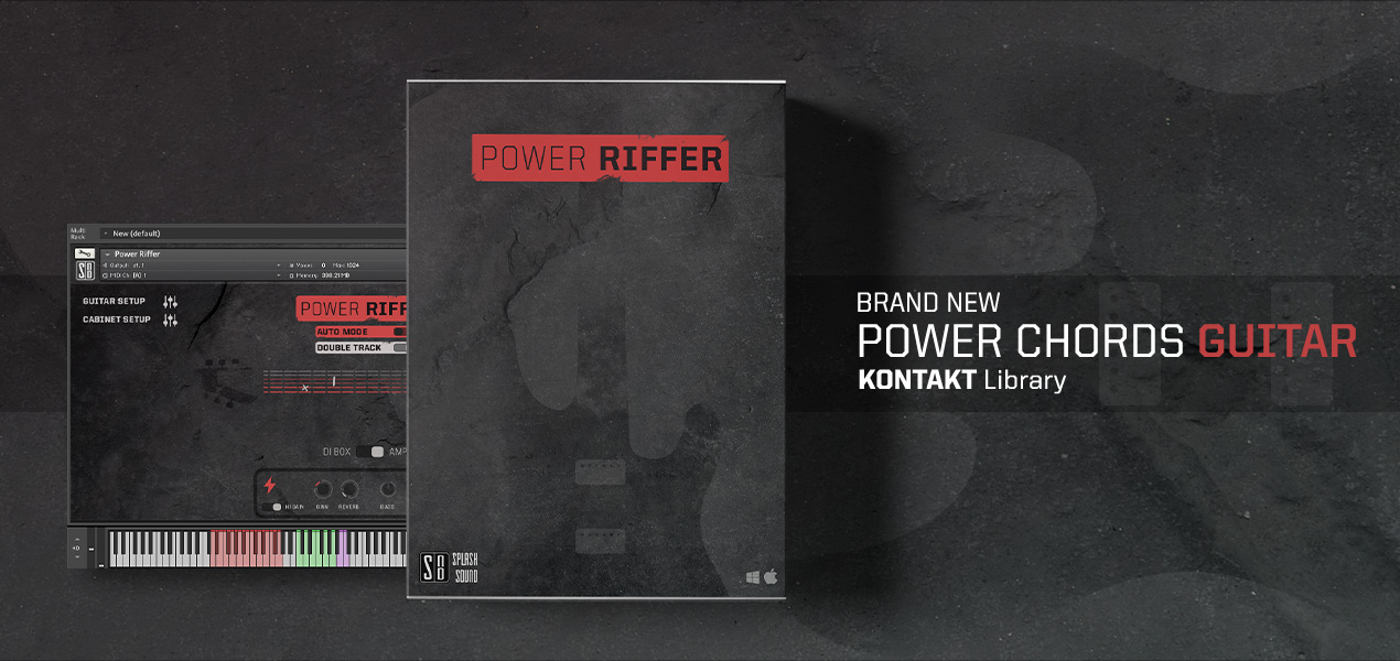 Brand new Power chords guitar library for KONTAKT - Power Riffer