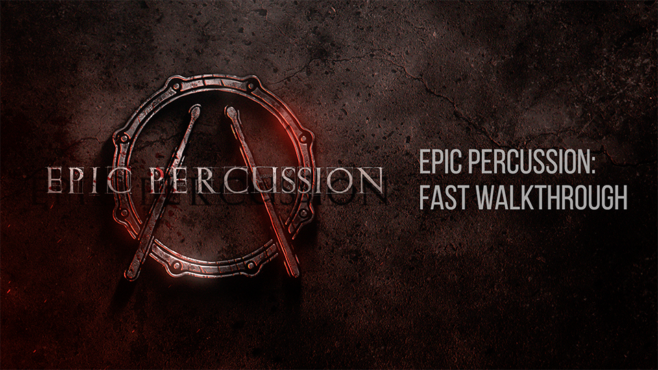 Epic Percussion 3 library for KONTAKT fast walkthrough video